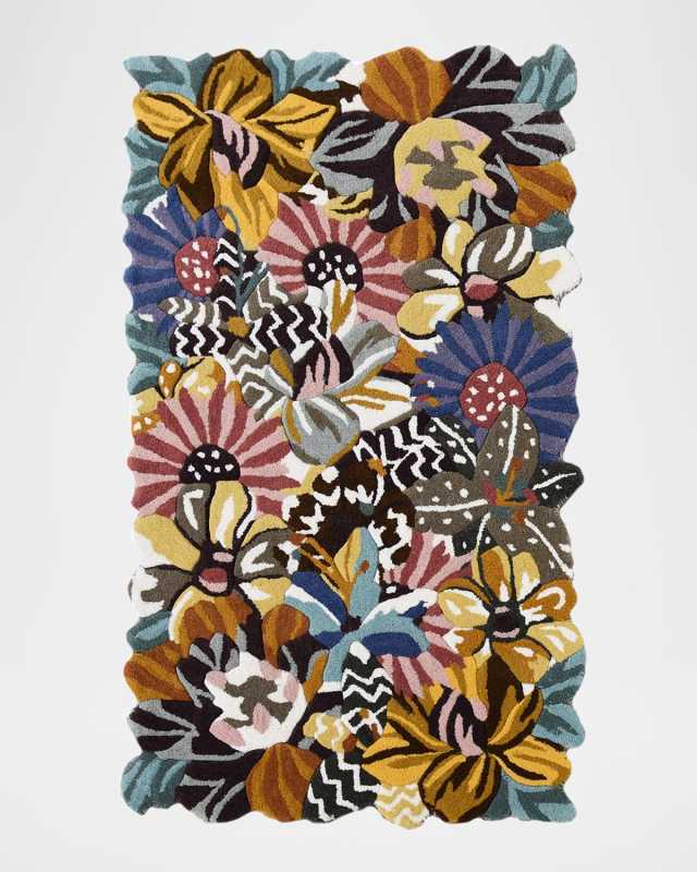 Milano Floral Rug, 3' x 5'